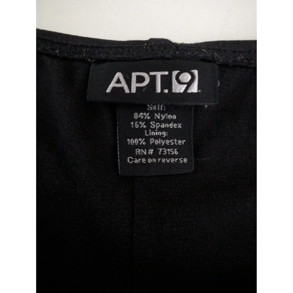 Apt. 9 Womens Black Mid Rise Bikini Swim Bottoms Size 1X Solid Basic Classic